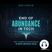 End of Abundance in Tech