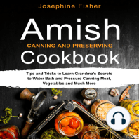 AMISH CANNING AND PRESERVING COOKBOOK