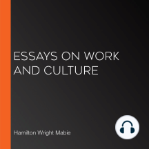 Essays on Work and Culture