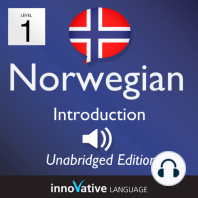 Learn Norwegian - Level 1 Introduction to Norwegian, Volume 1