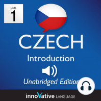 Learn Czech - Level 1 Introduction to Czech, Volume 1