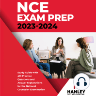 NCE Exam Prep 2023-2024: Study Guide with 410 Practice Test Questions and Detailed Answer Explanations for the National Counselor Examination