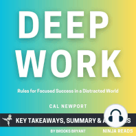 Summary: Deep Work: Rules for Focused Success in a Distracted World by Cal Newport: Key Takeaways, Summary & Analysis