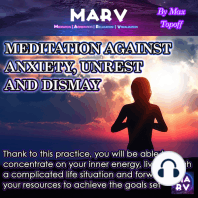 Meditation Against Anxiety, Unrest And Dismay