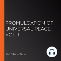 Promulgation of Universal Peace