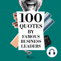 100 Quotes by Famous Business Leaders