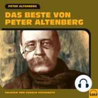 Das Beste von Peter Altenberg