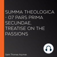 Summa Theologica - 07 Pars Prima Secundae, Treatise on the Passions