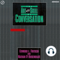 The Art & Skill of Conversation