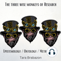 The Three Wise Monkeys of Research