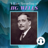 A Rare Recording of HG Wells