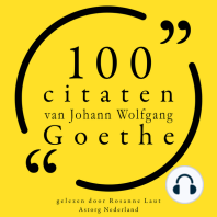 100 citaten van Johann Wolfgang Goethe