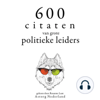 600 citaten van grote politieke leiders