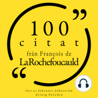 100 citat från François de la Rochefoucauld