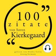 100 Zitate von Søren Kierkegaard