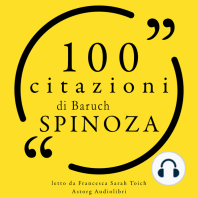 100 citazioni di Baruch Spinoza