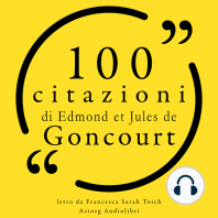 100 citazioni di Edmond e Jules de Goncourt