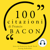 100 citazioni di Francis Bacon