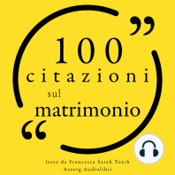 100 Citazioni sul matrimonio