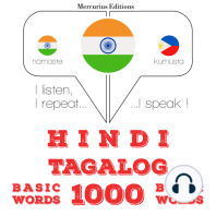 तागालोग में 1000 आवश्यक शब्द