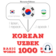 우즈베크어 1000 개 필수 단어