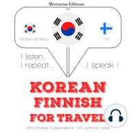 핀란드어로 여행 단어와 구문