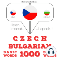 Čeština - bulharština