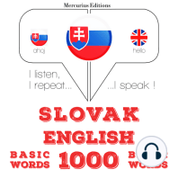 Slovenský - anglicky