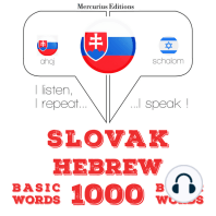 Slovenský - Hebrejskej