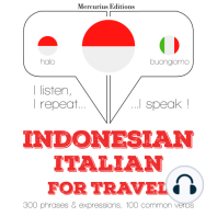 kata perjalanan dan frase dalam bahasa Italia