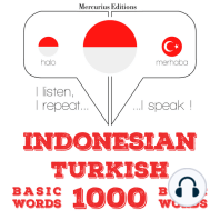 1000 kata-kata penting di Turki