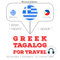 Ταξίδια λέξεις και φράσεις στα Ταγκαλόγκ