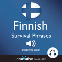 Learn Finnish - Survival Phrases Finnish