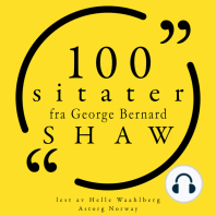 100 sitater fra George Bernard Shaw