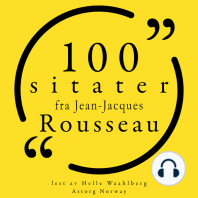 100 sitater fra Jean-Jacques Rousseau