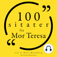 100 sitater fra mor Teresa