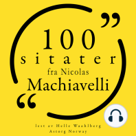 100 sitater av Nicolas Machiavelli