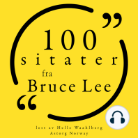 100 sitater fra Bruce Lee