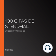 100 citas de Stendhal