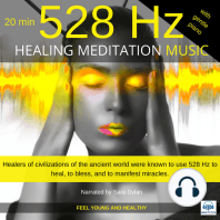Healing Meditation Music 528 Hz with piano 20 minutes.