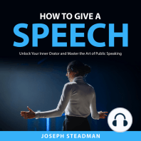 How to Give a Speech