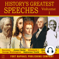 History's Greatest Speeches - Volume I