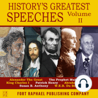 History's Greatest Speeches - Vol. II