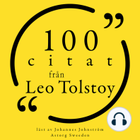 100 citat från Leo Tolstoy