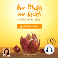 One Master one disciple- peeling of an onion