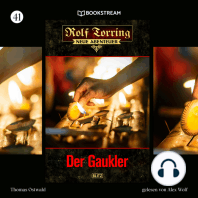 Der Gaukler - Rolf Torring - Neue Abenteuer, Folge 41 (Ungekürzt)