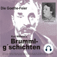 Brummlg'schichten Die Goethe Feier