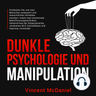 Dunkle Psychologie und Manipulation