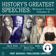 History's Greatest Speeches - Women's Voices - Vol. II