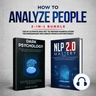 How to analyze people 2 in 1 bundle (NLP2.0 Mastery and Dark Psychology) The #1 ultimate box set to proven manipulation techniques influence people effortlessly